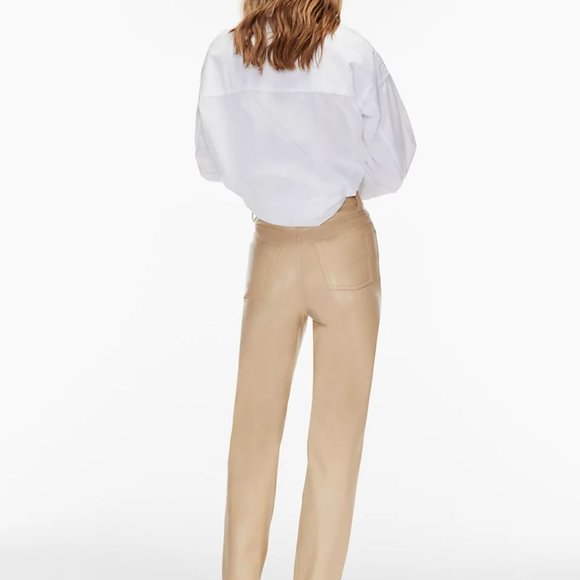 Aritizia The Melina Pant High-waisted Vegan Leather pants - Picture 5 of 8
